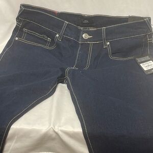 USA Super Stitch True Religion Men Jeans 32x33Super T Geno Blue Relaxed Slim